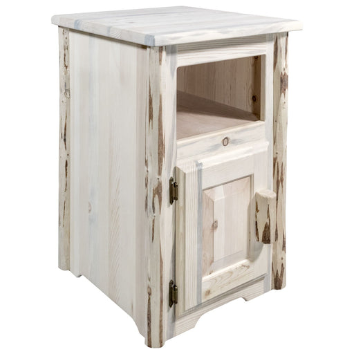 Montana Woodworks Montana End Table w/ Door, Left Hinged Ready to Finish End Tables MWETSTDOL 661890424569