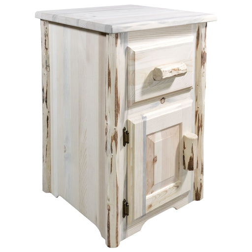 Montana Woodworks Montana End Table w/ Drawer & Door, Left Hinged Ready to Finish End Tables MWETSTDDL 661890424682