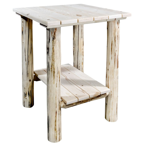 Montana Woodworks Montana Exterior End Table Ready to Finish Outdoor MWENS 661890424804