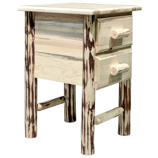 Montana Woodworks Montana Nightstand with 2 Drawers Ready to Finish Nightstands MWN2DN 661890412061