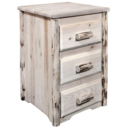 Montana Woodworks Montana Nightstand with 3 Drawers Ready to Finish Nightstands MWN3D 661890416427