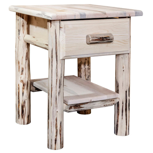 Montana Woodworks Montana Nightstand with Drawer & Shelf Ready to Finish Nightstands MWND 661890411934