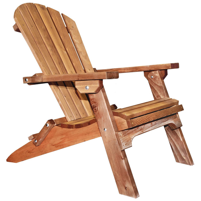 Montana Woodworks Western Red Cedar Adirondack Chair Exterior Stain Outdoor MWACV 661890410692