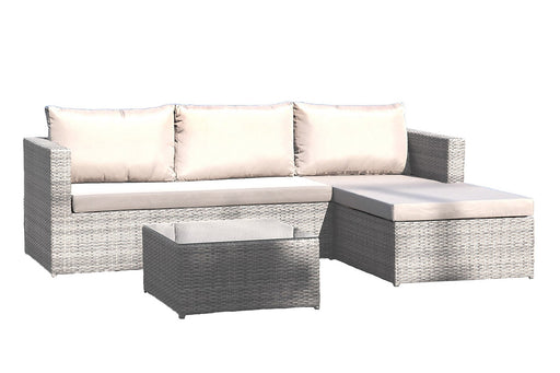 Panama Jack Athens 3 PC Sofa Sectional Set with Cushions Standard Sectional 895-1473-WW-3PC 193574050523