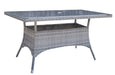 Panama Jack Athens Rectangular 36" x 60" Dining Table w/tempered glass Dining Table 895-1399-WW-RT 193574050509