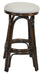 Panama Jack Carmen Indoor Swivel Rattan & Wicker 24" Counterstool in Antique Finish Standard Counterstool 804-6095-ATQ-C 193574213805