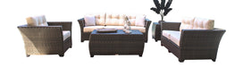 Panama Jack Fiji 5 PC Seating Set with Cushion Standard Seating Set 901-1347-ATQ-5PS-GL 811759028647