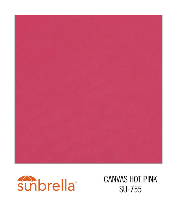 Panama Jack Panama Jack 3 PC St Barths Armless Set with Cushions Sunbrella Canvas Hot Pink Living Set PJO-3001-BRN-3ACT/SU-755 193574160574
