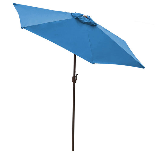 Panama Jack Panama Jack Blue 9 Ft Alum Patio Umbrella W/Crank Umbrella PJO-6001-BLUE 811759026650