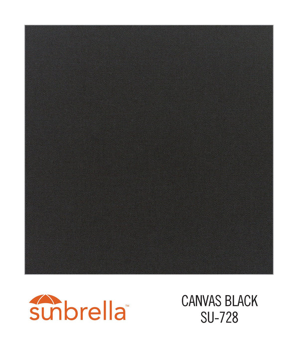 Panama Jack Panama Jack Bridgehampton Barstool Sunbrella Canvas Black Bar Stools PJO-1701-GRY-BS-CUSH/SU-728 193574128291