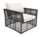 Panama Jack panama jack graphite lounge chair with cushions Standard Lounge Chair PJO-1601-GRY-LC 811759027039