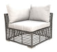 Panama Jack panama jack graphite modular corner unit with cushions Standard Chair PJO-1601-GRY-C 811759027060