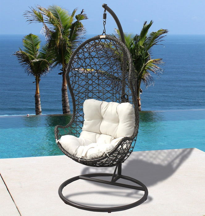 Panama Jack Panama Jack Hanging Chair w/Metal Stand & Cushions Chair PJO-9001-GB-HC 193574060966