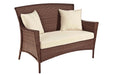 Panama Jack Panama Jack Key Biscayne Woven Loveseat with Cushions Standard Loveseat PJO-7001-ATQ-LS 857465002847