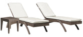 Panama Jack Panama Jack Oasis 3 Pc Chaise Lounge Without Cushion Chaise Lounge PJO-2201-JBP-3CL-GL 193574074000