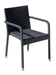 Panama Jack Panama Jack Onyx Stackable Armchair Without Cushion Chair PJO-1901-BLK-AC 193574061031