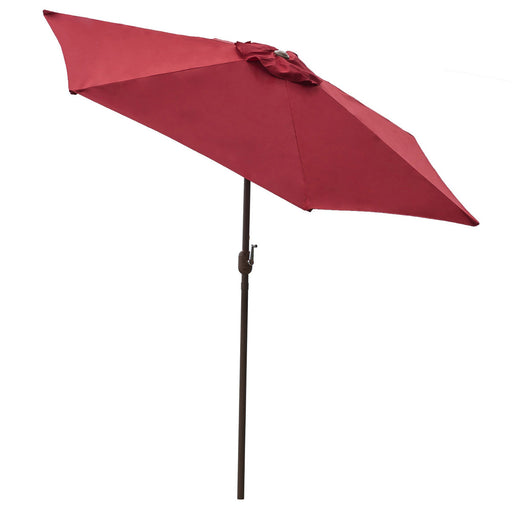 Panama Jack Panama Jack Red 9 Ft Alum Patio Umbrella W/Crank Umbrella PJO-6001-RED 811759026681