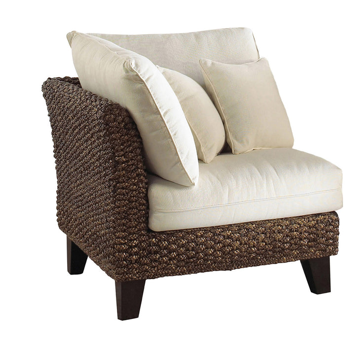 Panama Jack Panama Jack Sanibel Corner Chair with Cushions Standard Chair PJS-1001-ATQ-C 811759020894