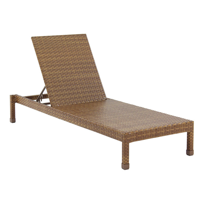 Panama Jack Panama Jack St Barths Stackable Chaise Lounge Without Cushion Chaise Lounge PJO-3001-BRN-CL 857465002427