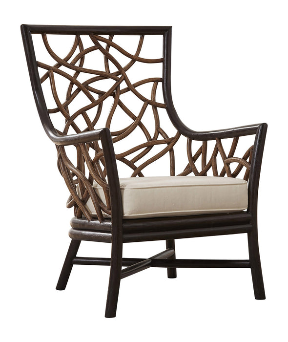 Panama Jack Panama Jack Trinidad Occasional Chair with Cushions Standard Chair PJS-1401-BLK-OC 193574009897