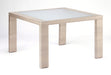 Panama Jack Rubix Square Woven Dining Table with Glass Dining Table 902-1349-KBU-SQ-GL 193574055726