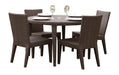 Panama Jack Soho 5 PC Round Dining Side Chair Group with Cushions Standard Chair 903-3303-JBP-5DS-CUSH 193574082395