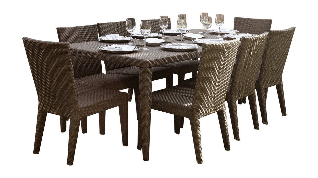 Panama Jack Soho 9 PC Rectangular Dining Side Chair Group with Cushions Standard Chair 903-3308-JBP-9DS-CUSH 193574188806