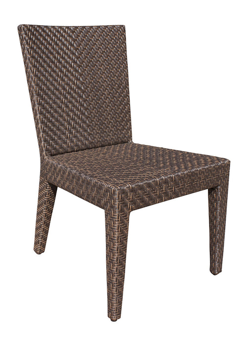 Panama Jack Soho Patio Dining Side chair Without Chushion Chair 903-3304-JBP-S 811759025325