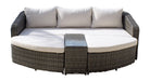 Panama Jack Ultra 4 PC Daybed Set with Cushions Standard Daybed 890-1516-GRY-4PC 193574046359