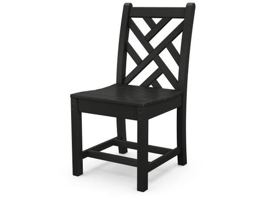 Polywood Polywood Black Chippendale Dining Side Chair Black Chairs CDD100BL 845748026956