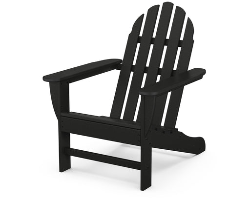 Polywood Polywood Black Classic Adirondack Chair Black Seating Sets AD4030BL 190609055782