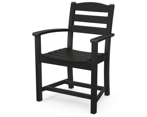Polywood Polywood Black La Casa Caf‚ Dining Arm Chair Black Arm Chair TD200BL 845748025140