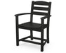 Polywood Polywood Black La Casa Caf‚ Dining Arm Chair Black Arm Chair TD200BL 845748025140