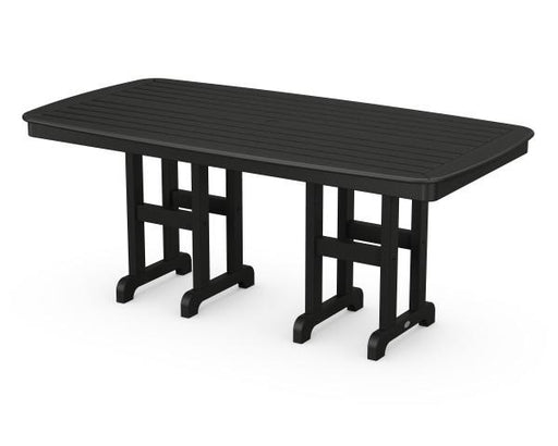 Polywood Polywood Black Nautical 37" x 72" Dining Table Black Dining Table NCT3772BL 845748042369