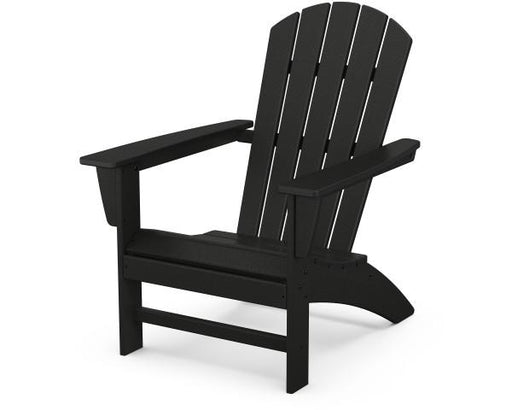 Polywood Polywood Black Nautical Adirondack Chair Black Adirondack Chair AD410BL 190609039942