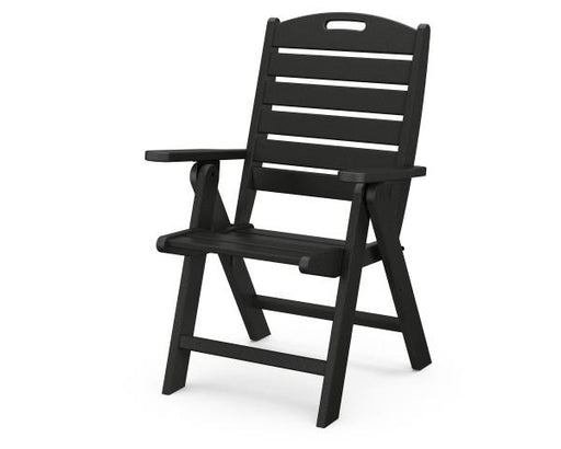 Polywood Polywood Black Nautical Highback Chair Black Highback Chair NCH38BL 845748001588
