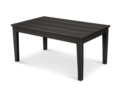Polywood Polywood Black Newport 22" x 36" Coffee Table Black Coffee Table CT2236BL 190609019944