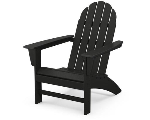 Polywood Polywood Black Vineyard Adirondack Chair Black Adirondack Chair AD400BL 190609040139