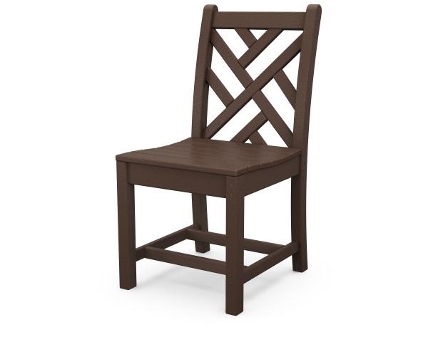 Polywood Polywood Chippendale Dining Side Chair Mahogany Chairs CDD100MA 845748026987