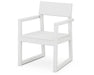 Polywood Polywood EDGE Dining Arm Chair White Arm Chair EMD200WH 190609159848
