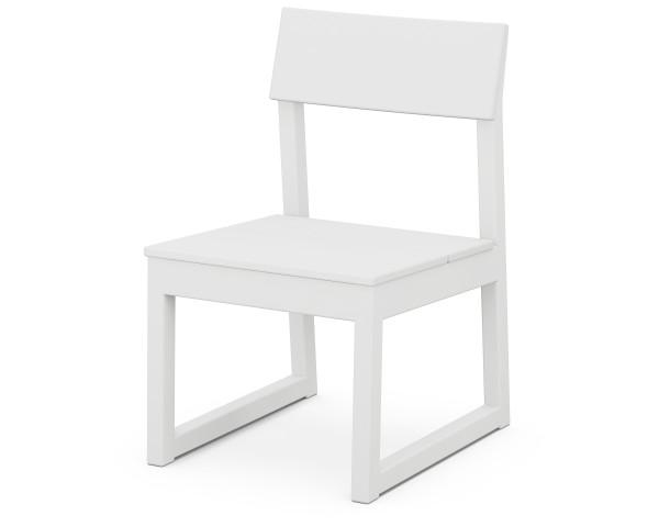 Polywood Polywood EDGE Dining Side Chair White Side Chair EMD100WH 190609159749