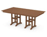 Polywood Polywood Farmhouse 37" x 72" Dining Table Teak Dining Table FDT3772TE 190609136450