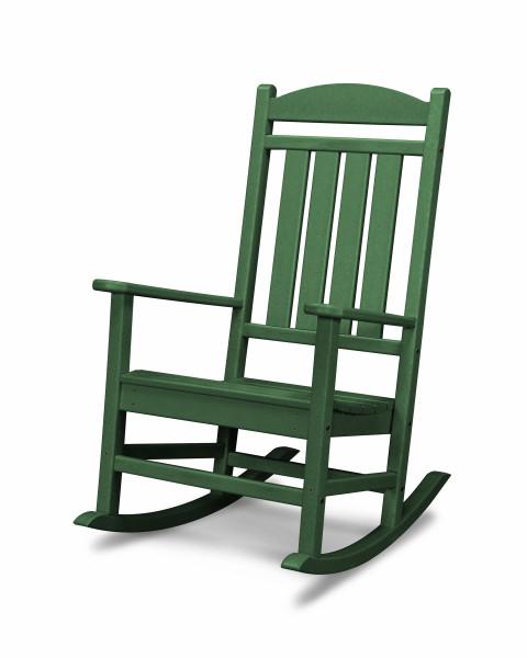 Polywood Polywood Green Presidential Rocking Chair Green Rocking Chair R100GR 845748014342