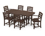 Polywood Polywood La Casa Caf‚ 7-Piece Dining Set Mahogany Dining Sets PWS131-1-MA 845748050425