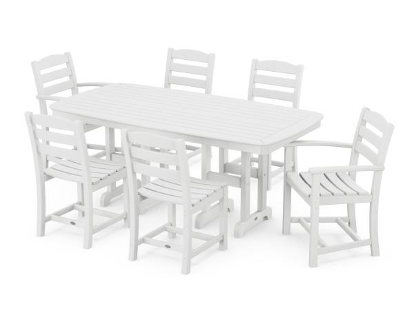 Polywood Polywood La Casa Caf‚ 7-Piece Dining Set White Dining Sets PWS131-1-WH 845748050432