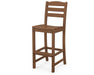 Polywood Polywood La Casa Caf‚ Bar Side Chair Teak Chair TD102TE 845748025126