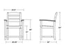 Polywood Polywood La Casa Caf‚ Dining Arm Chair Arm Chair