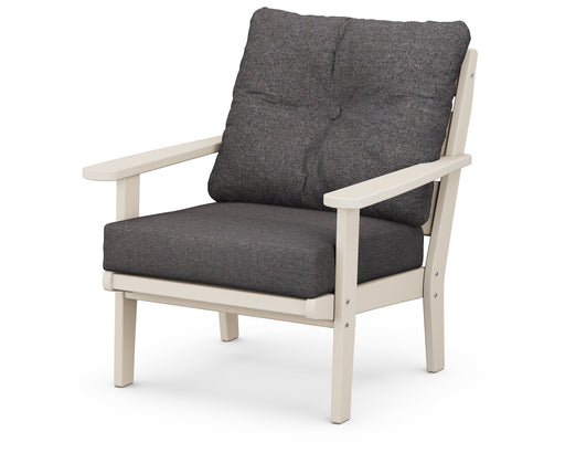 Polywood Polywood Lakeside Deep Seating Chair Sand / Ash Charcoal Seating Chair 4411-SA145986 190609136740