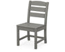 Polywood Polywood Lakeside Dining Side Chair Slate Grey Side Chair TLD100GY 190609136221