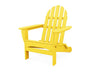 Polywood Polywood Lemon Classic Folding Adirondack Chair Lemon Adirondack Chair AD5030LE 845748009904